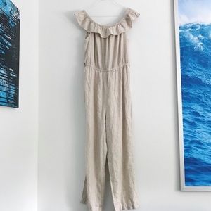 Universal Thread Linen Jumpsuit in Size Medium
